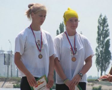 Гребцы Дарья Орлова и Татьяна Сиротенко