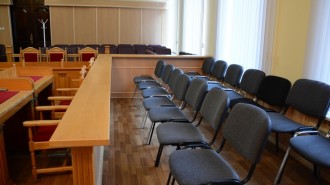 Места для присяжных в Рязанском областном суде.