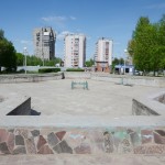 Фонтан в сквере за памятником Скобелеву